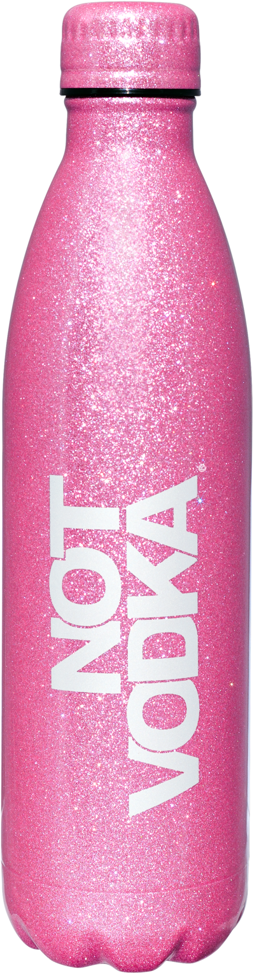 Not Vodka 25oz Stainless Steel Insulated Glitter Bottle (2048x2048), Png Download