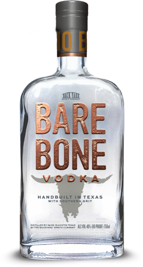 Bare Bone Vodka - Vodka (466x953), Png Download