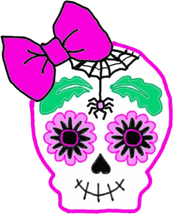 Graphic Cute Sugar Halloween Graphics Free - Clip Art (720x960), Png Download