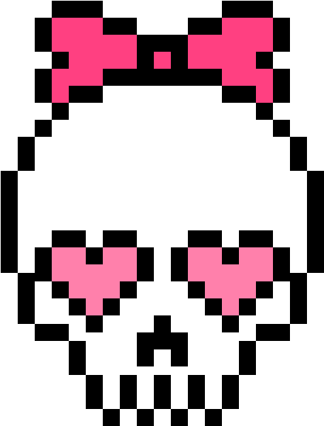Cute Skull - Skull Perler Beads Patterns (1200x1200), Png Download
