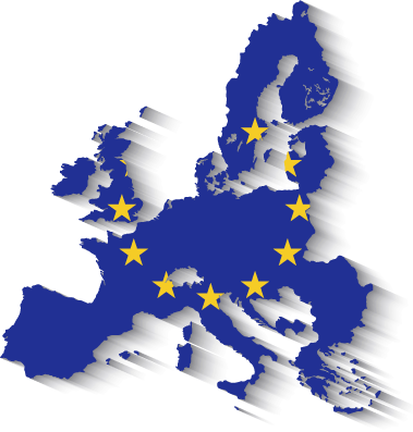 The Ecommerce Europe Trustmark Stimulates Cross Border - Islamophobia In Europe Map (379x397), Png Download