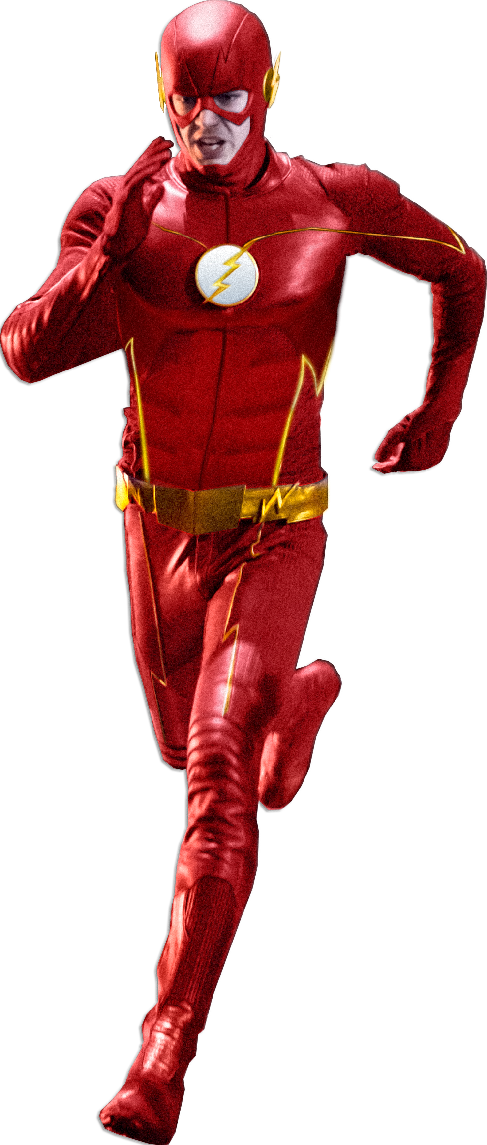 Render The Flash [dctv] 1 By 4n4rkyx - Flash Running Transparent Background (990x2324), Png Download