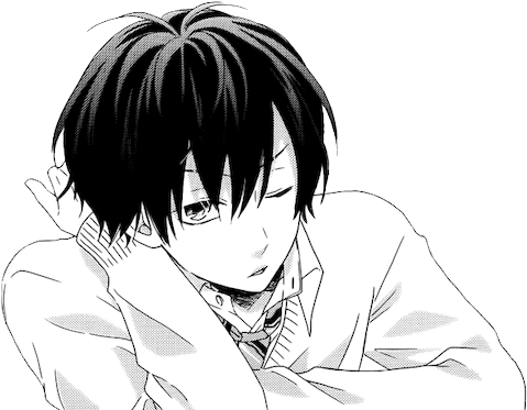 Manga Boy Transparent - Manga Boy Png (610x398), Png Download