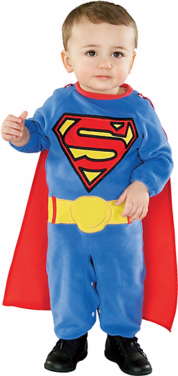 This Baby Superman Costume Is As Iconic As It Is Cute - Superman Kids Costume (400x544), Png Download