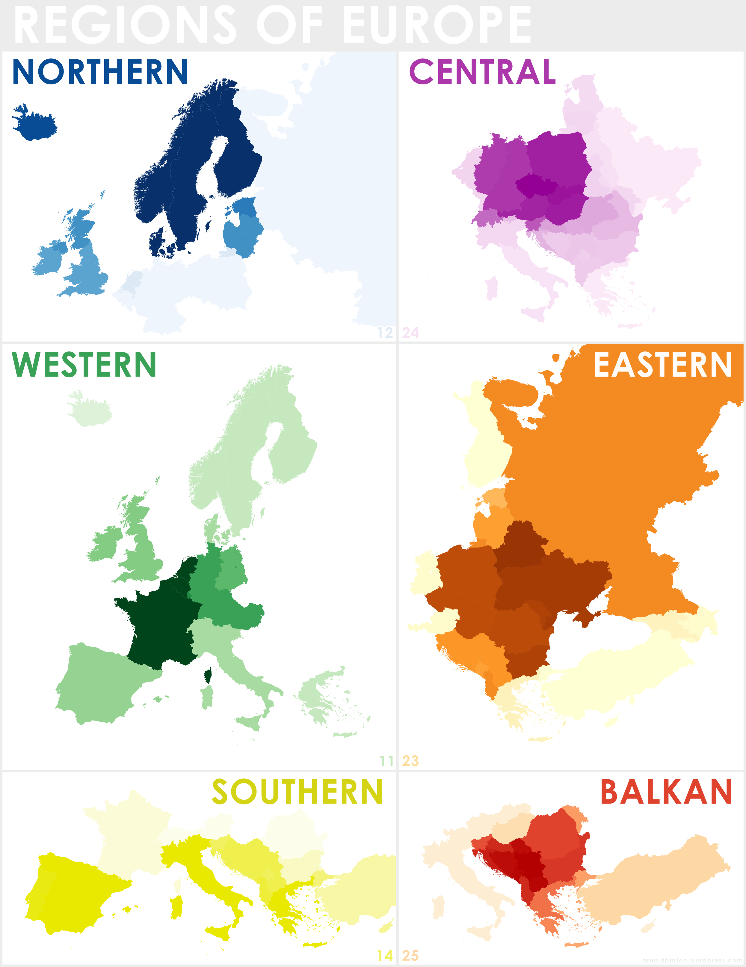 Identifying Regions Of Europe Using Multiple Maps Through - Different Maps Of Europe (2490x3225), Png Download