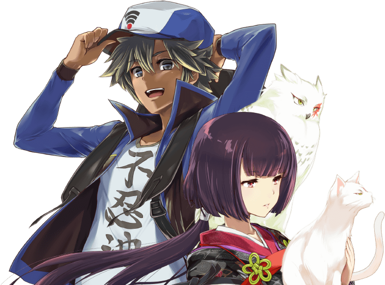 Picture Of Me And Kuzuha - Shikigami Girl Anime (803x582), Png Download