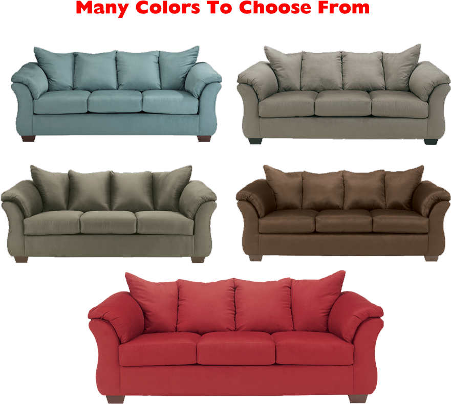 75003 - Ashley Furniture Darcy Sofa 7500638 (1000x900), Png Download