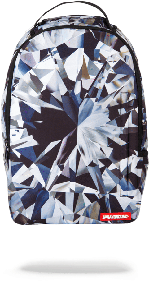 $0 - - Sprayground Black Diamond (802x1023), Png Download