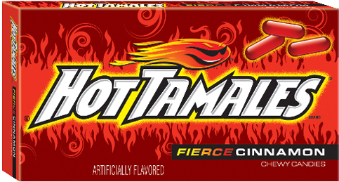 Hot Tamales Fierce Cinnamon Chewy Candies - Hot Tamales (500x500), Png Download
