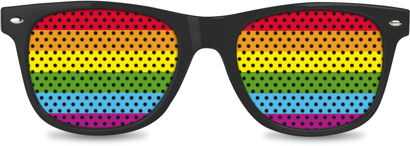 Voir - Pop Art Glasses Png (800x450), Png Download