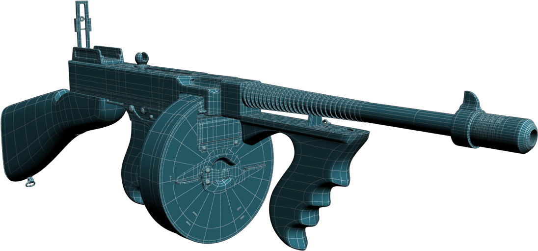 3d - Firearm (1280x720), Png Download