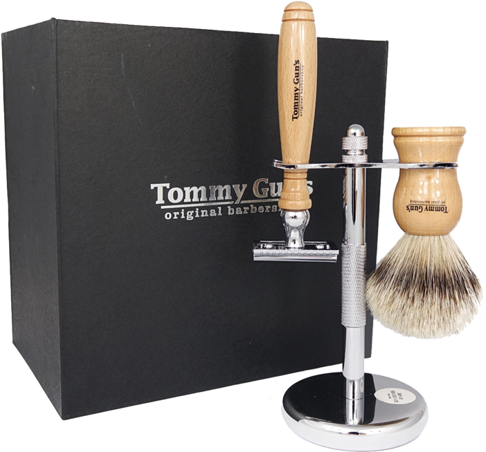 Tommy Gun's Shave Tommy Guns 3 Piece Shave Kit - Razor (1024x993), Png Download