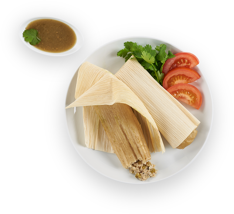 Chicken & Green Chile Tamale - Tamale (864x800), Png Download