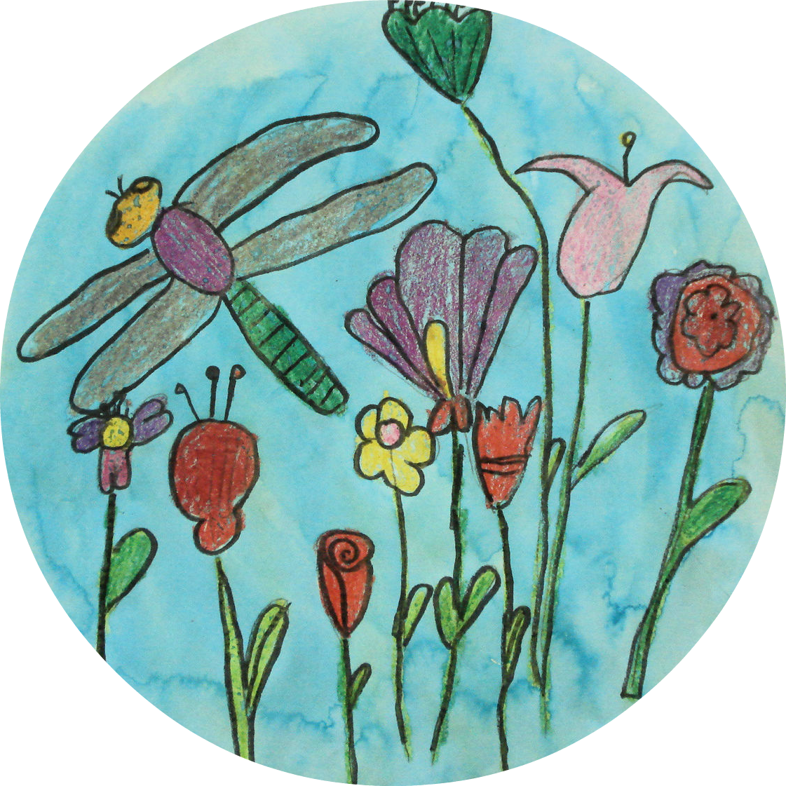 Bugs In The Garden - Art (1121x1121), Png Download