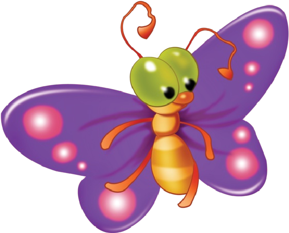 Butterflies Clipart Transparent Background - Transparent Background Bug Clip Art (600x600), Png Download