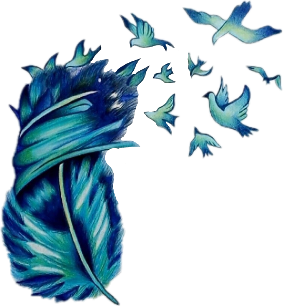 Blue Drawing Freedom Banner Library Download - Human (938x1017), Png Download