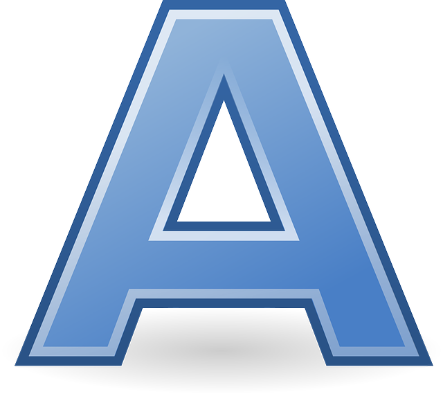 Font, Letter, Bold, Writing, Abc, Alphabet, A, Icon - English Letters (640x569), Png Download