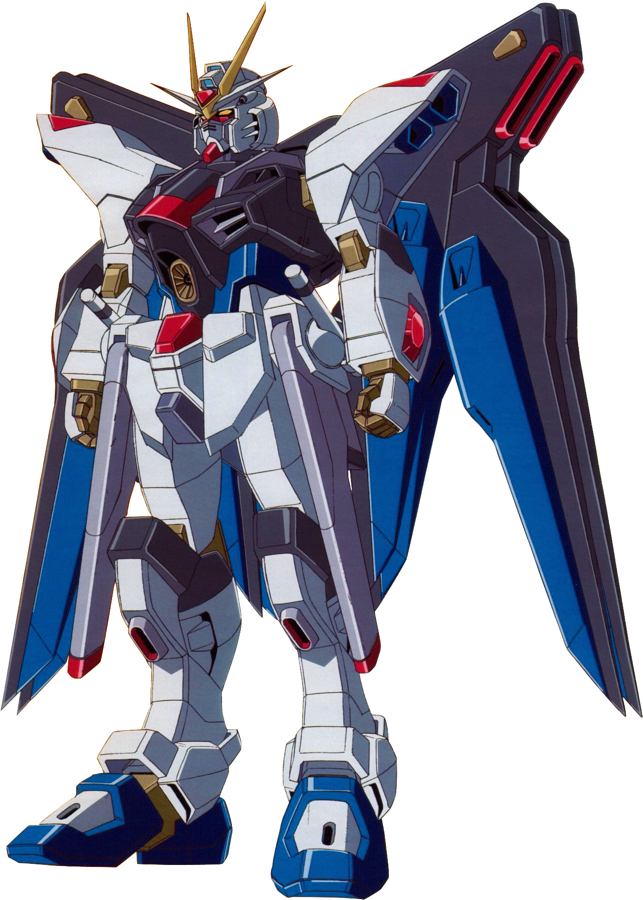 Strike Freedom By Harmcolossal - Strike Freedom Gundam (1360x1860), Png Download