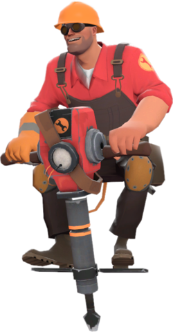 Jumping Jack - Tf2 Engineer Jumping Jack (250x480), Png Download