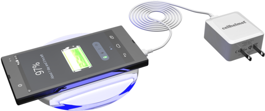 Cellhelmet Wireless Charger For Samsung - Cellhelmet (600x338), Png Download
