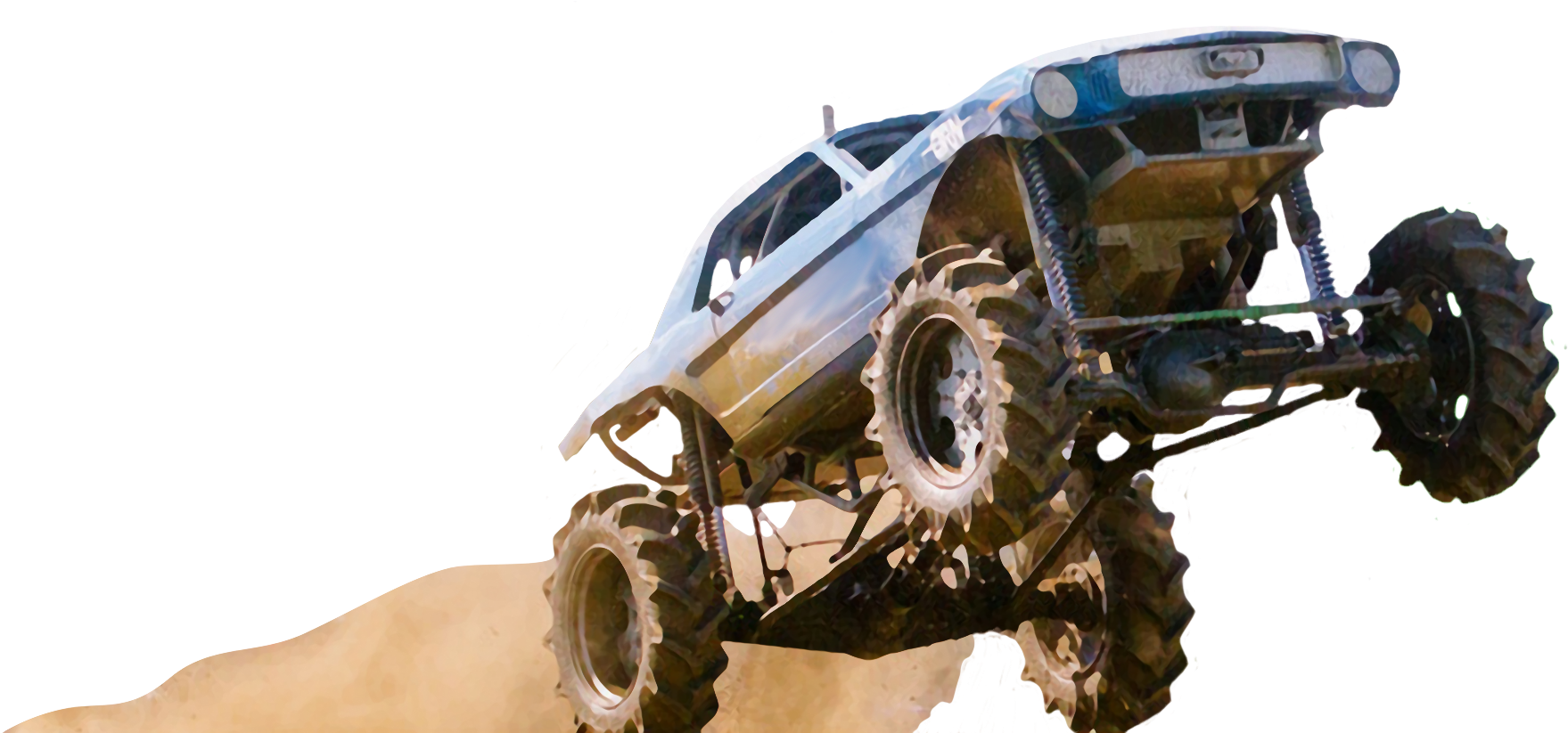27 Apr 2017 - Monster Truck (1800x822), Png Download