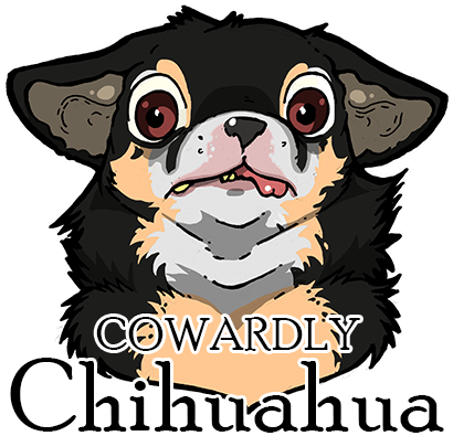 Cowardly Chihuahua - Chihuahua (420x420), Png Download