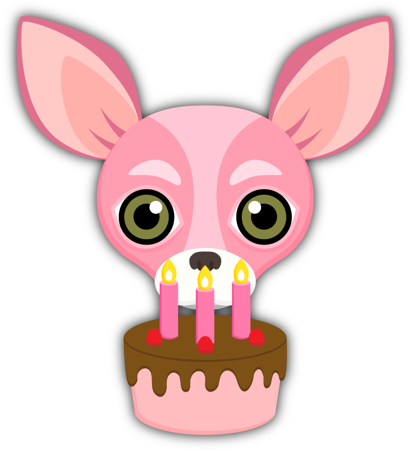 Pink Valentine's Chihuahua Emoji Stickers On The App - Chihuahua Emoji (846x931), Png Download