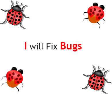 Fix Your And Codeigniter Bugs - Lady Bug (550x370), Png Download