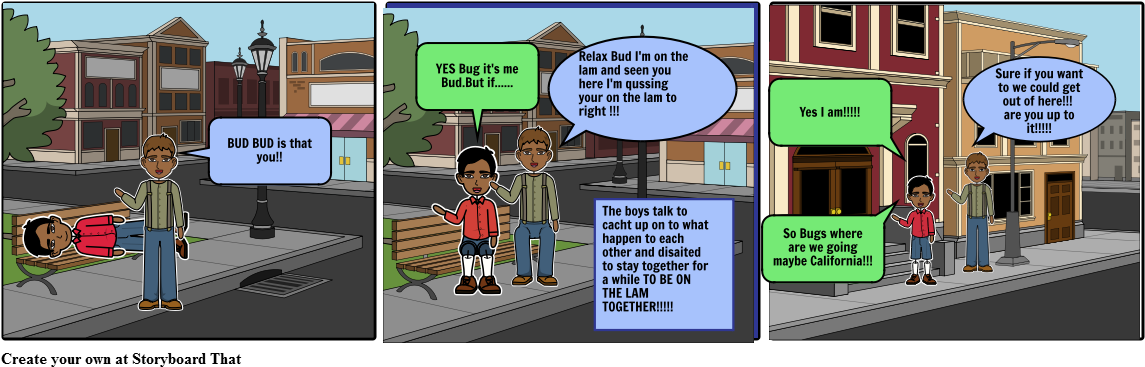 Bud Meeting Bugs - Cartoon (1164x385), Png Download