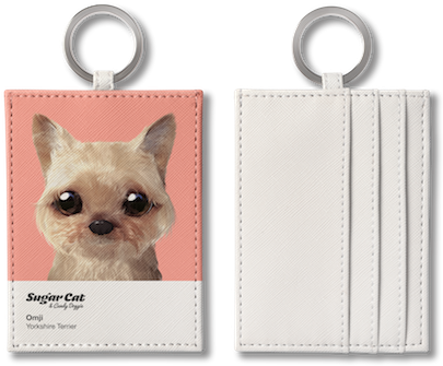 O-ring Card Holder Sugarcat Candydoggie Omji The Yorkshire - Cruelty-free (500x426), Png Download