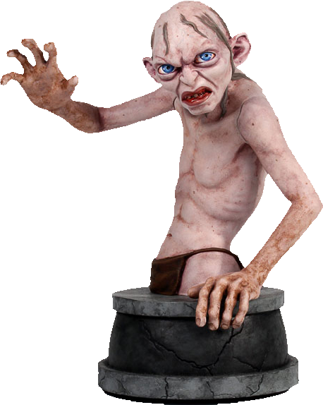 Gollum Mini Bust - Gentle Giant Studios The Hobbit: Gollum Mini-bust (458x574), Png Download