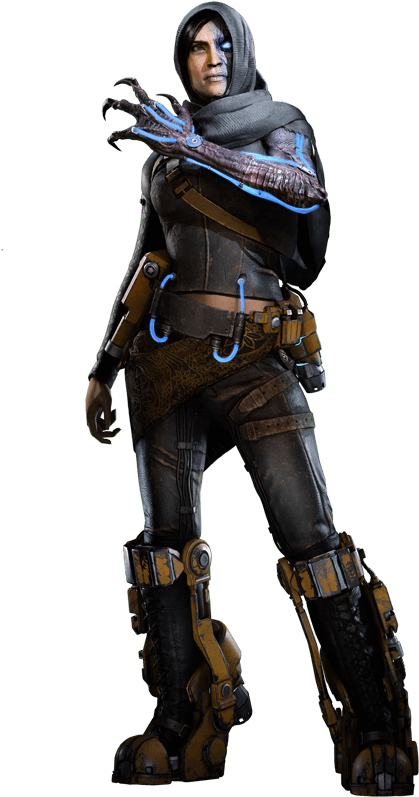 Kala Hunter - Evolve Stage 2 Kala (625x893), Png Download