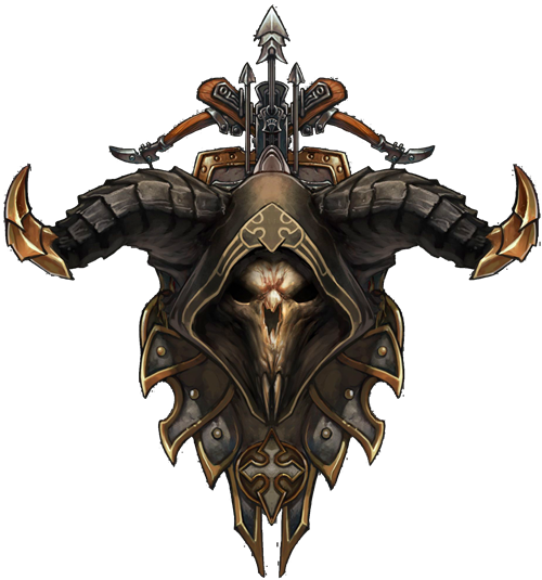 Demon Hunter Icon 2 - Diablo 3 Class Crests (500x535), Png Download