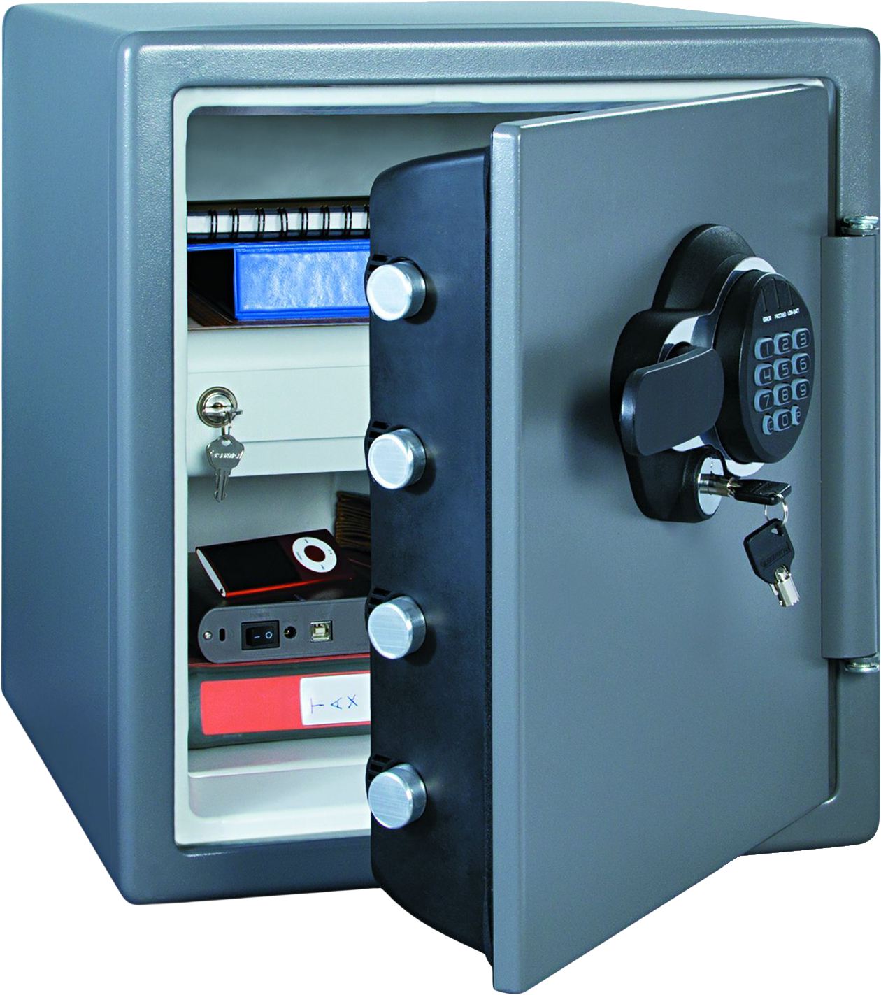 Safe Png Transparent Image - Sentrysafe Extra Large Combination Safe Lock Box Fireproof (1701x1559), Png Download