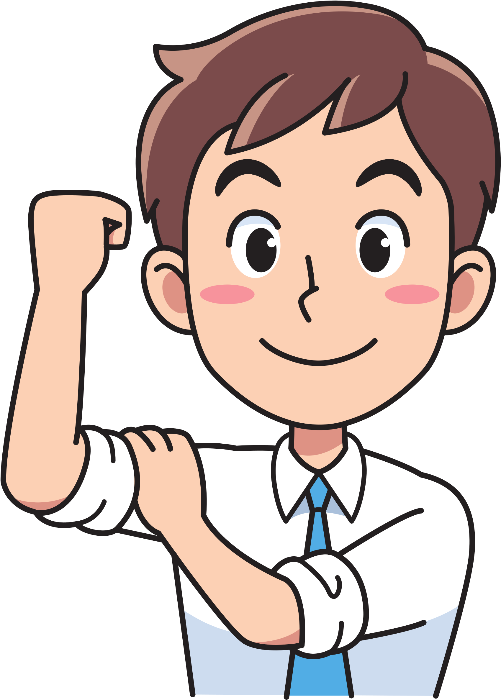 Jpg Freeuse Library Business Man Big Image Png - Strong Man Art Clip (1725x2400), Png Download