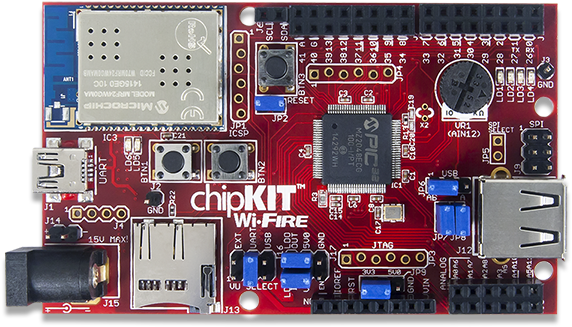 Chipkit Wi-fire - Digilent 410-302 Chipkit Wi-fire Chipkit Wi-fire Board (600x600), Png Download