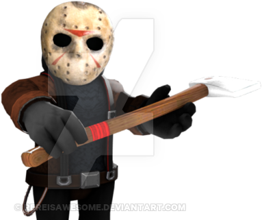 Image Royalty Free Download Gfx Friday The Th Voorhees - Friday The 13th Roblox (600x338), Png Download