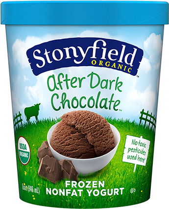 Frozen Yogurt After Dark Chocolate - Stonyfield After Dark Chocolate (500x500), Png Download