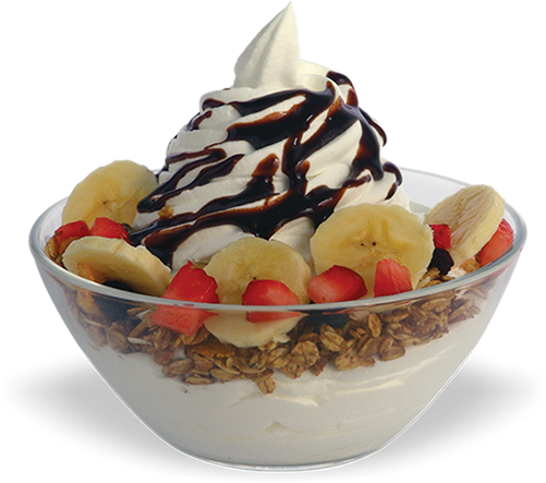 Soft Serve From Frozen Yoghurt - Frozen Yogurt No Background (805x642), Png Download