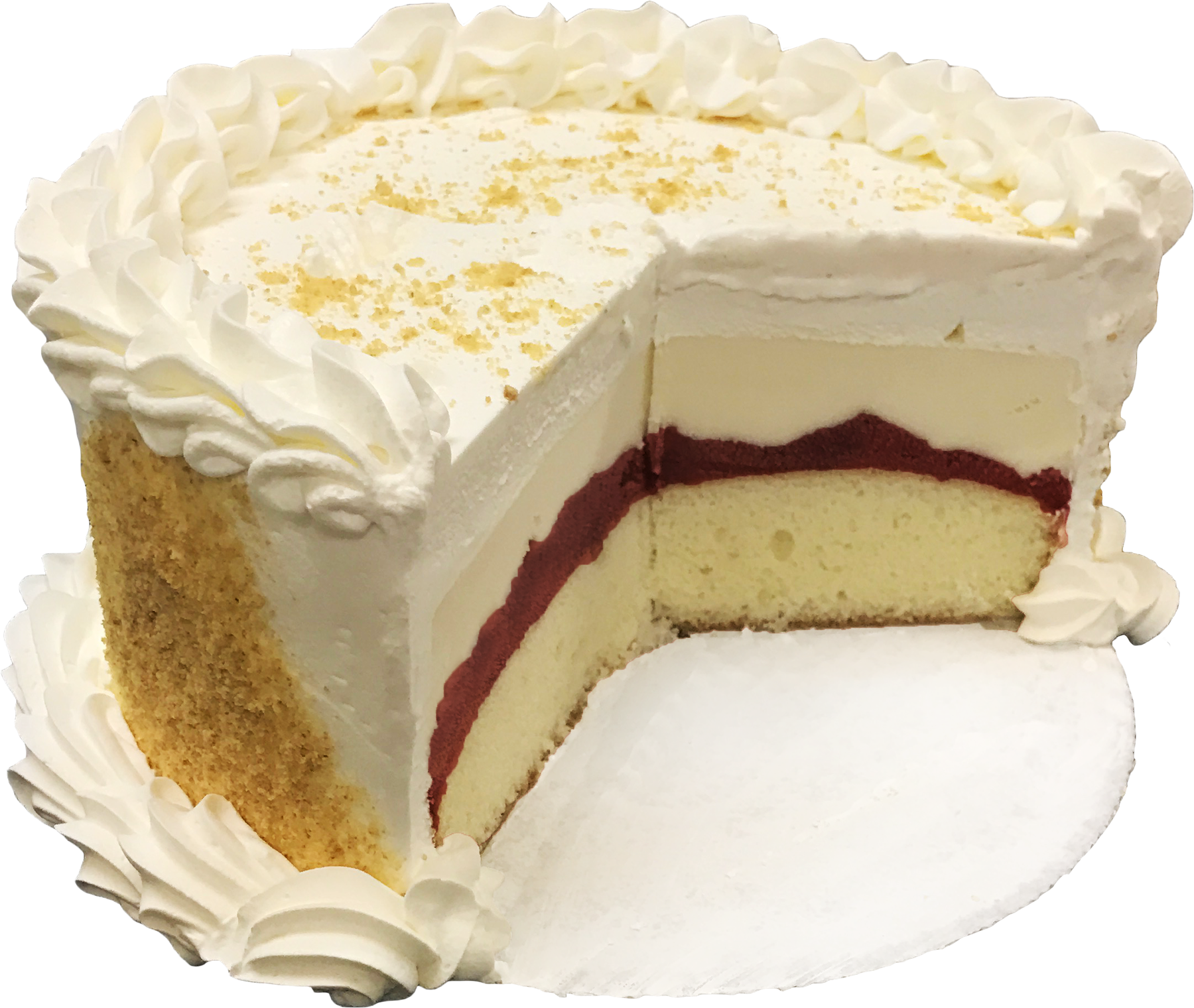 The Julie - Yogurt Whipped Cream Cake (1800x1520), Png Download