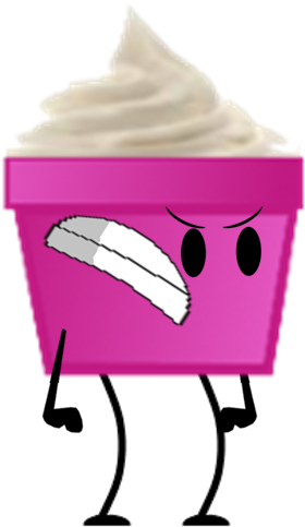 Frozen Yogurt Pose (333x522), Png Download