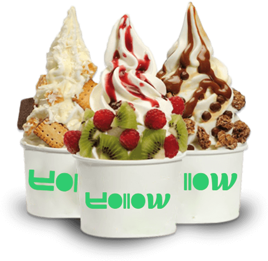 Topped - Llao Llao Ice Cream (562x539), Png Download