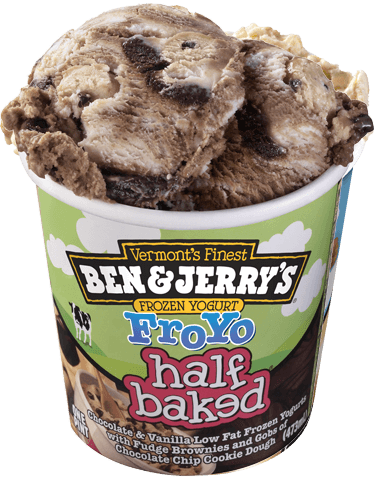 Haagen Dazs Half Baked (374x479), Png Download