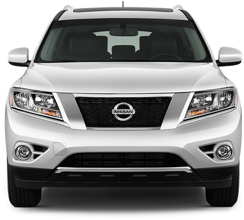 2016 Nissan Pathfinder Front View - 2016 Toyota Highlander Front (700x700), Png Download
