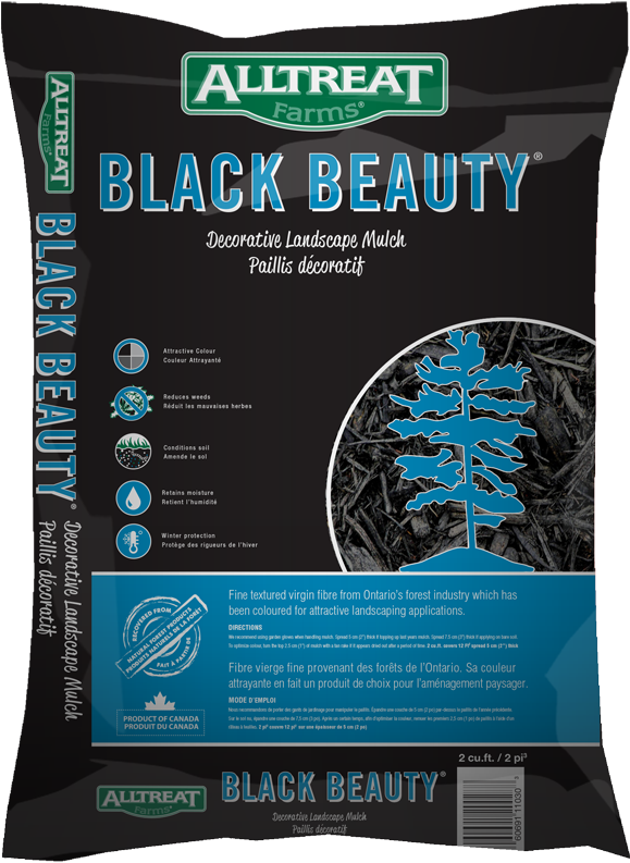 All Treat Black Beauty® Pine Mulch Is Derived From - Alltreat Red Devil Mulch (578x800), Png Download