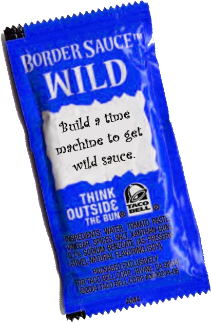 Taco Bell Old Sauce Packet (415x635), Png Download