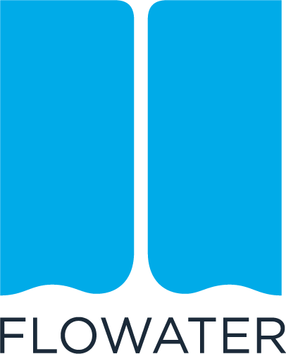 500px Vertical Flowater Logo 06 - Flowater Logo (406x501), Png Download