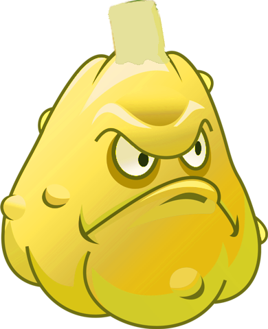 Butternut Squash - Plants Vs Zombies Png (390x480), Png Download