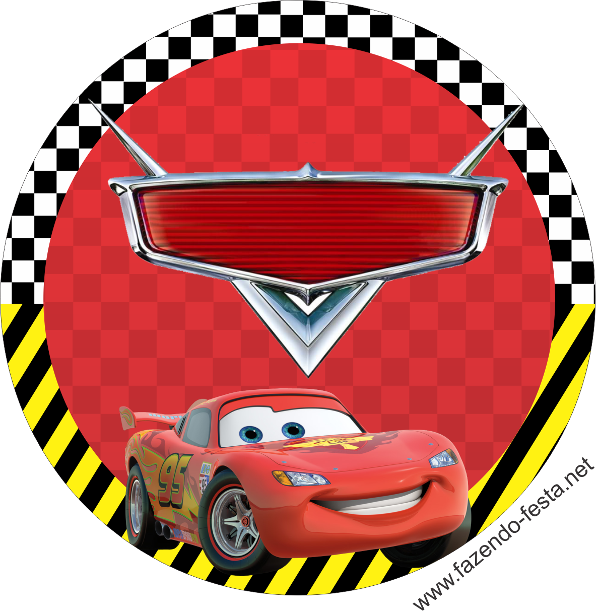 Car Themed Parties, 4th Birthday Parties, Boy Birthday, - Cars 2 Lightning Mcqueen (1183x1217), Png Download