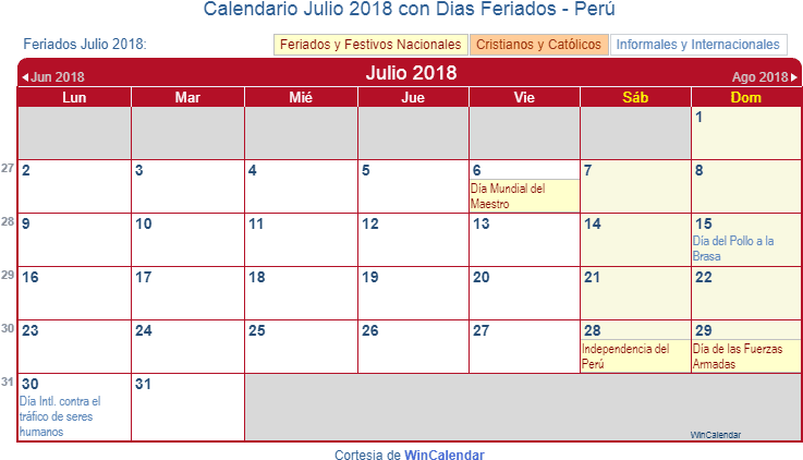 Calendario 2018 Colombia 2018 Calendar Printable For Free